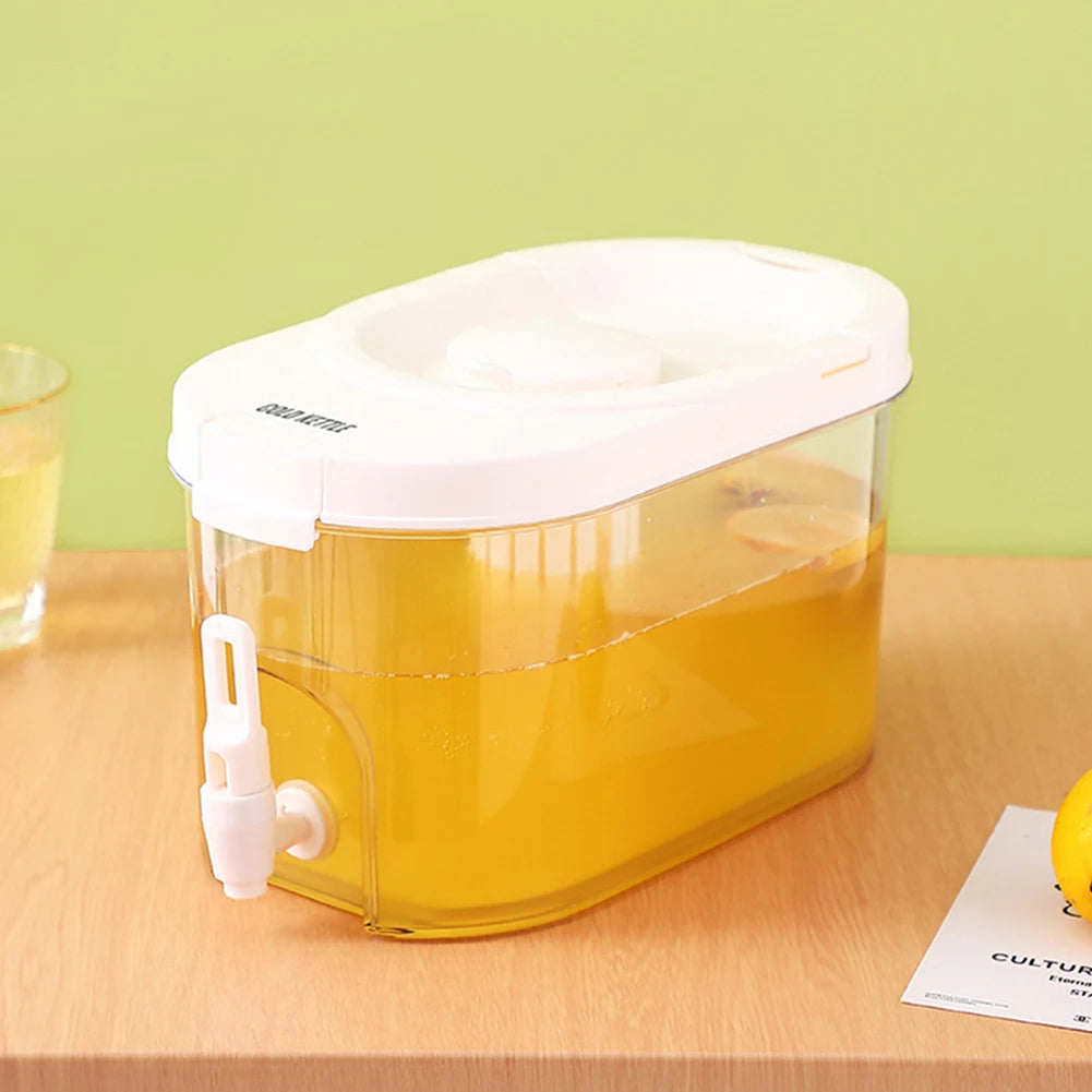 4L Leakproof Beverage Dispenser with Spigot & Lid – Clear