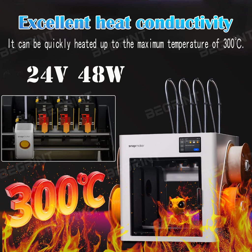 BEGRINT 0.4mm Hardened Steel Hotend for Snapmaker U1 3D Printer