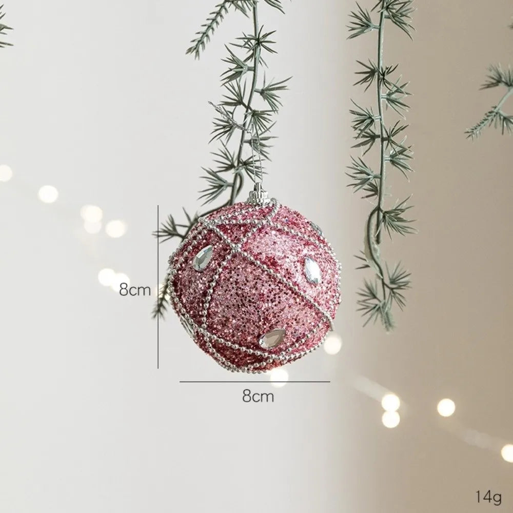 Pink Shatterproof Christmas Ball Ornaments – DIY Foam Xmas Decor