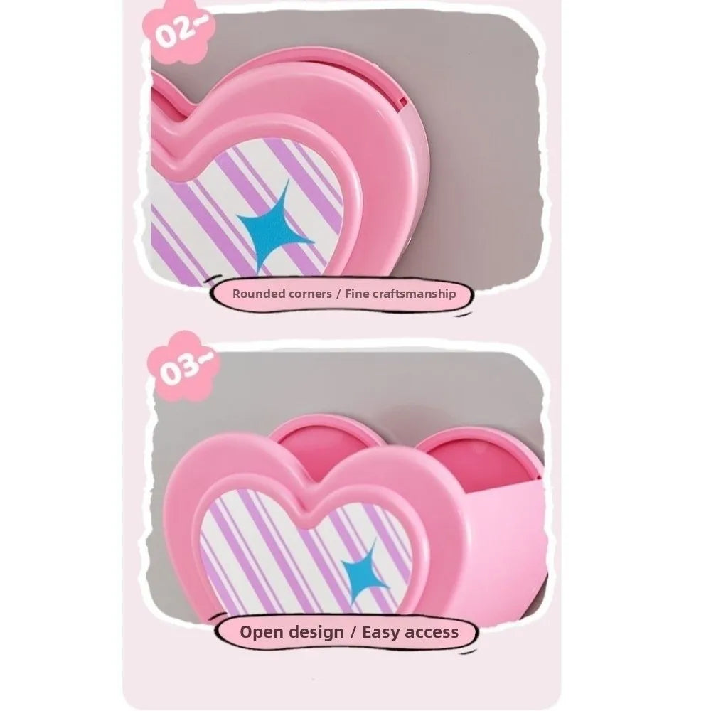 Magnetic Adhesive Remote Control Holder – Heart Star Flower