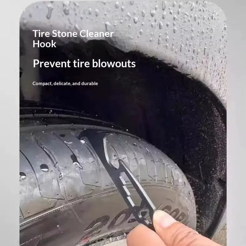 5-in-1 Tire Stone Remover Hook Car Emergency Multi-Tool