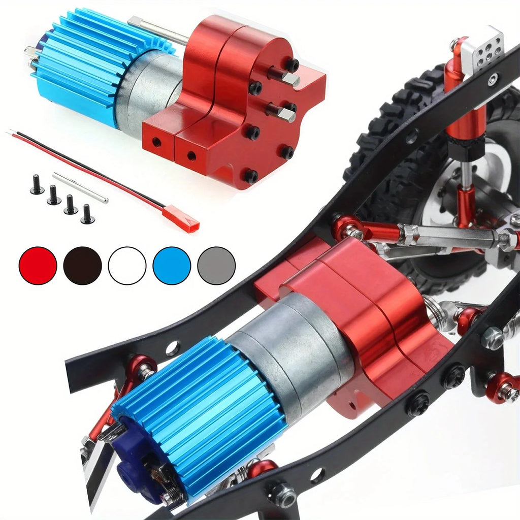 Metal Transfer Gearbox 370 Brush Motor Upgrade – WPL MN JJRC RC