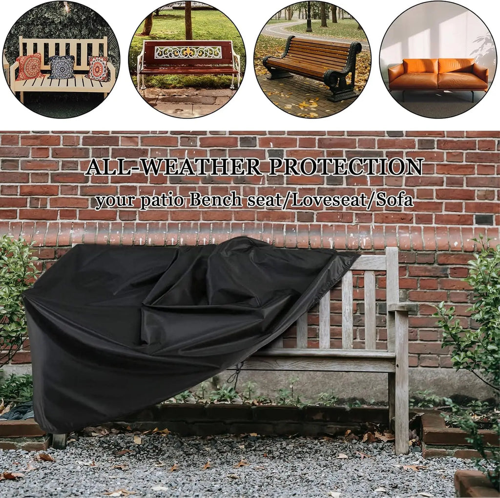 Waterproof 3-Seater Garden Bench Cover – Heavy Duty Oxford
