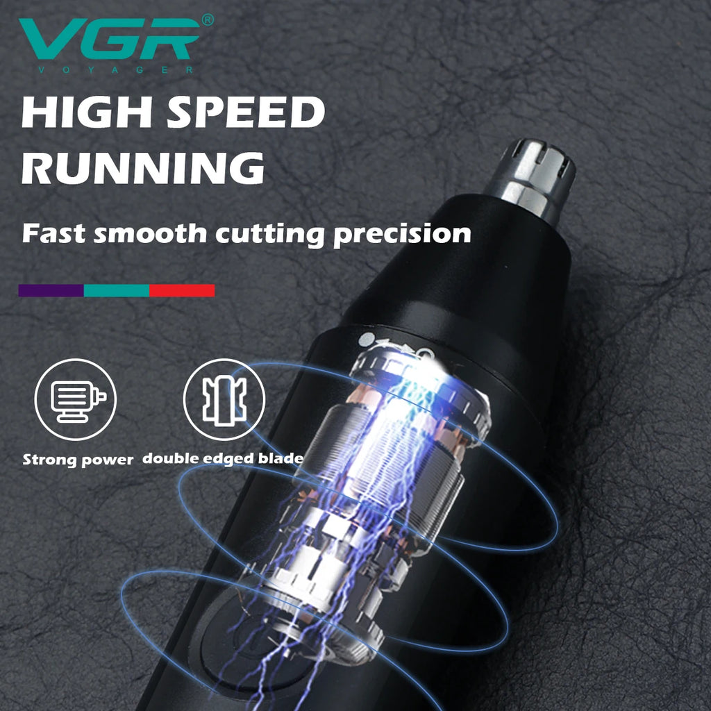 VGR V-613 Rechargeable Nose & Ear Hair Trimmer for Men