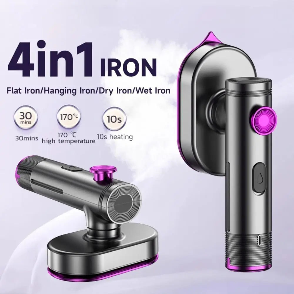 VIBE Mini Handheld Garment Steamer – 360° Rotation Anti-Scald