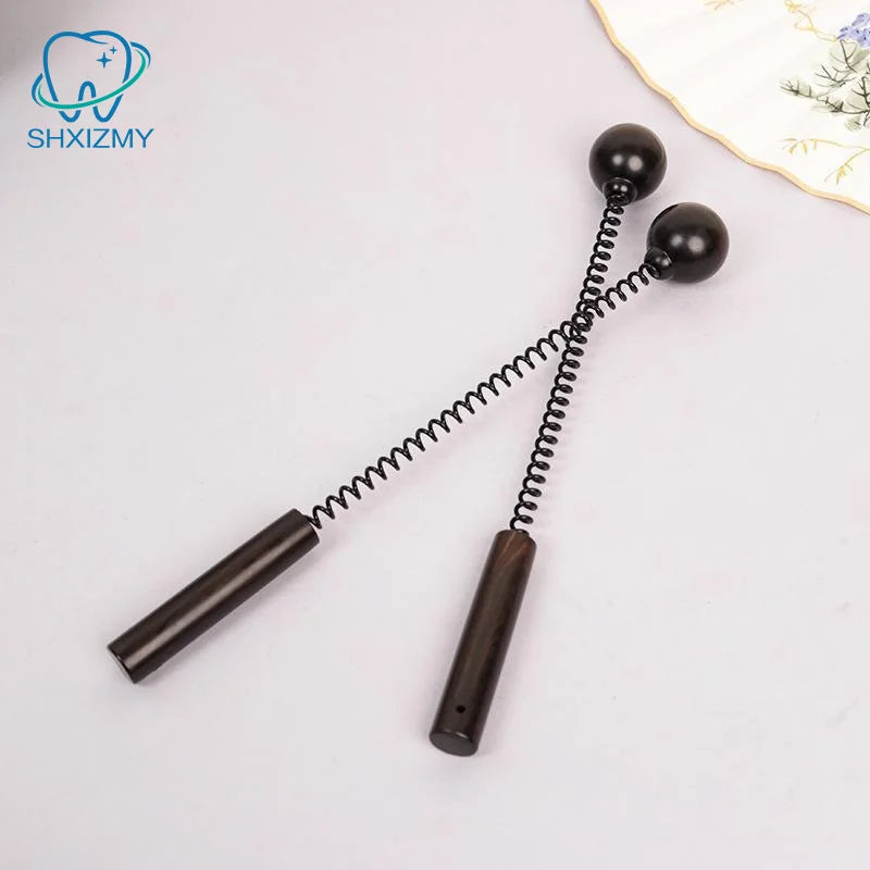 Sandalwood Acupoint Tapping Massage Hammer – Spring Handle