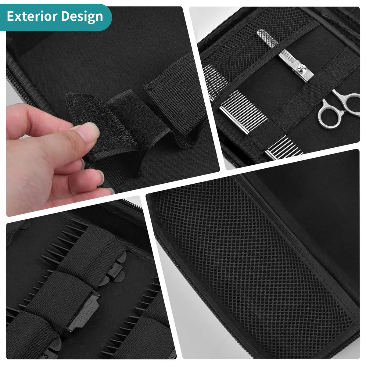 VIBE Hard EVA Barber Clipper Case – Travel Organizer Bag