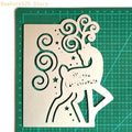 Christmas Elk Metal Cutting Die Stencil – DIY Card & Scrapbook