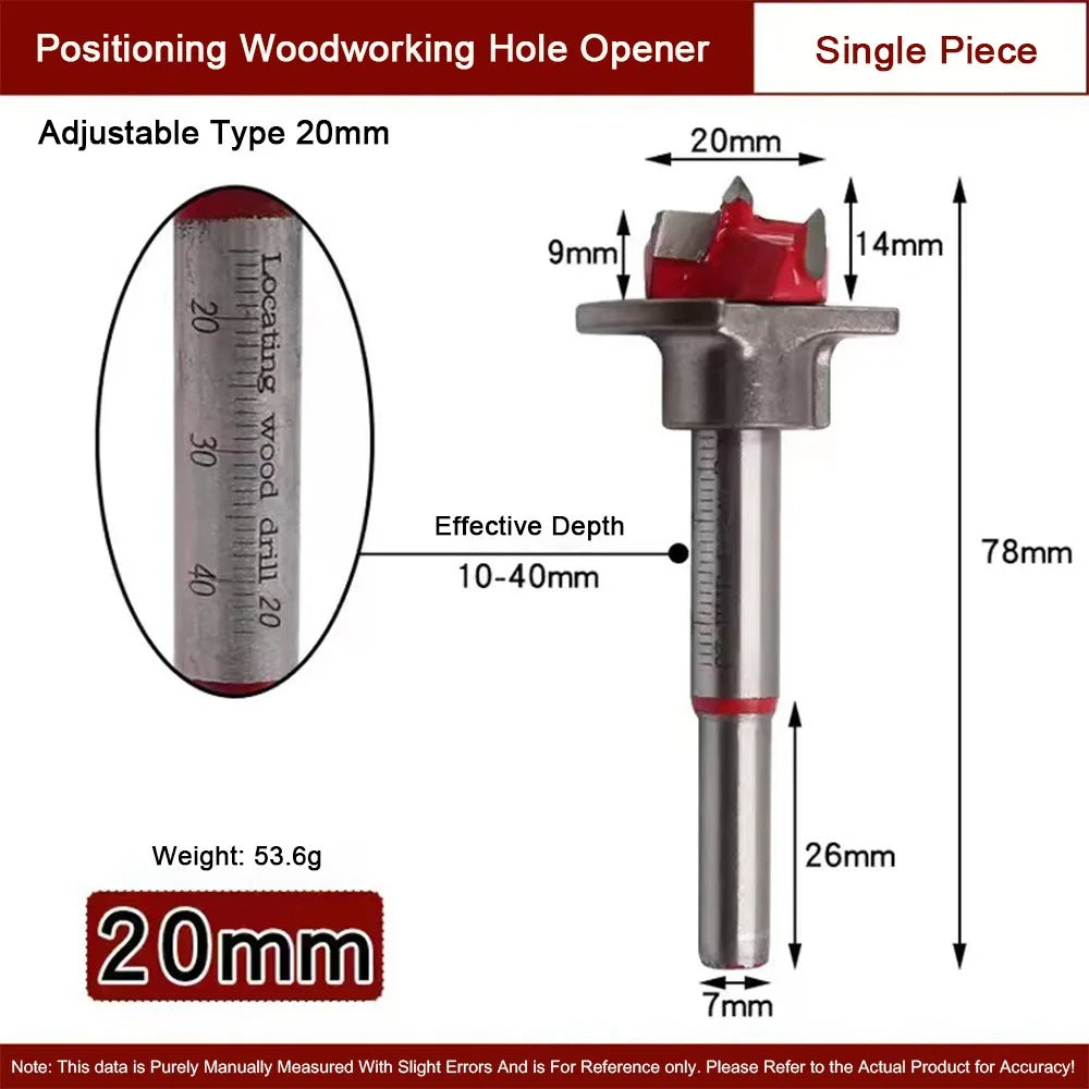 15–35mm Carbide Hole Saw Boring Bit | Wood Hinge Drill