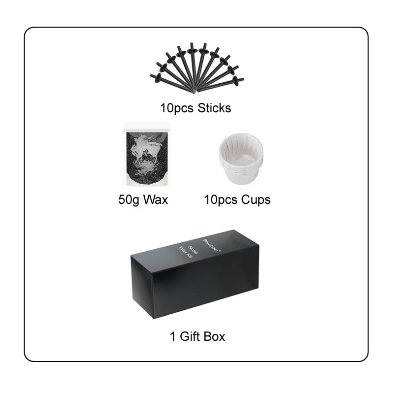 Portable Nose Hair Removal Wax Kit – Paper-Free Wax Beans