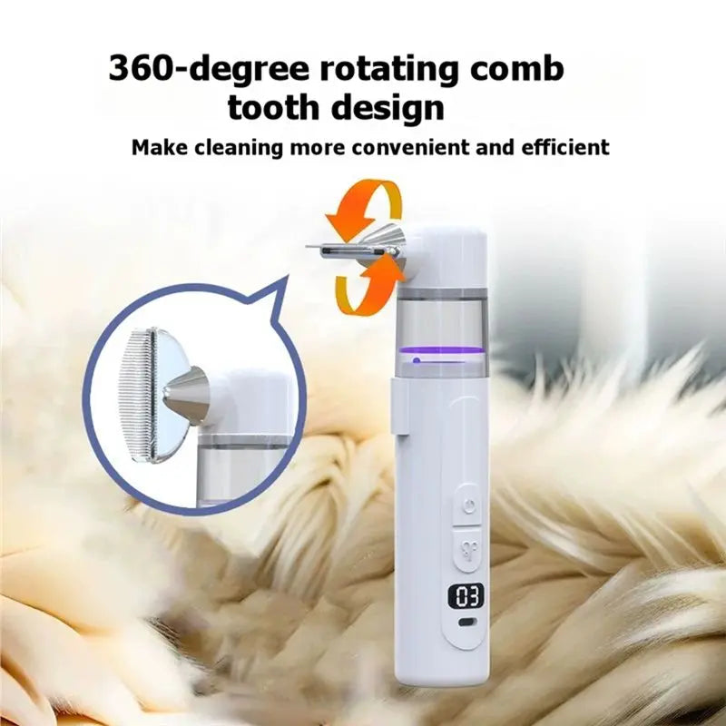 USB Rechargeable Pet Grooming Clipper – Low Noise Dog & Cat Trimmer