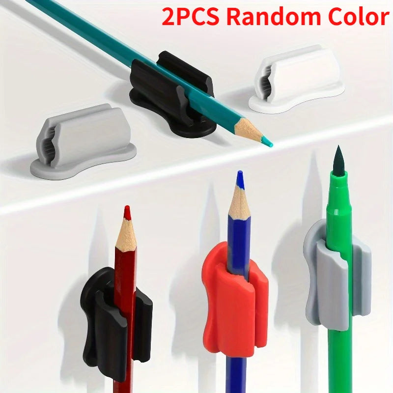 Silicone Adhesive Pen Holders for Desk & Wall – 1/2 Pack