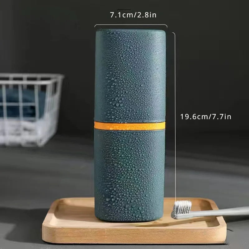 Portable Travel Toothbrush & Toothpaste Holder – Camping Case