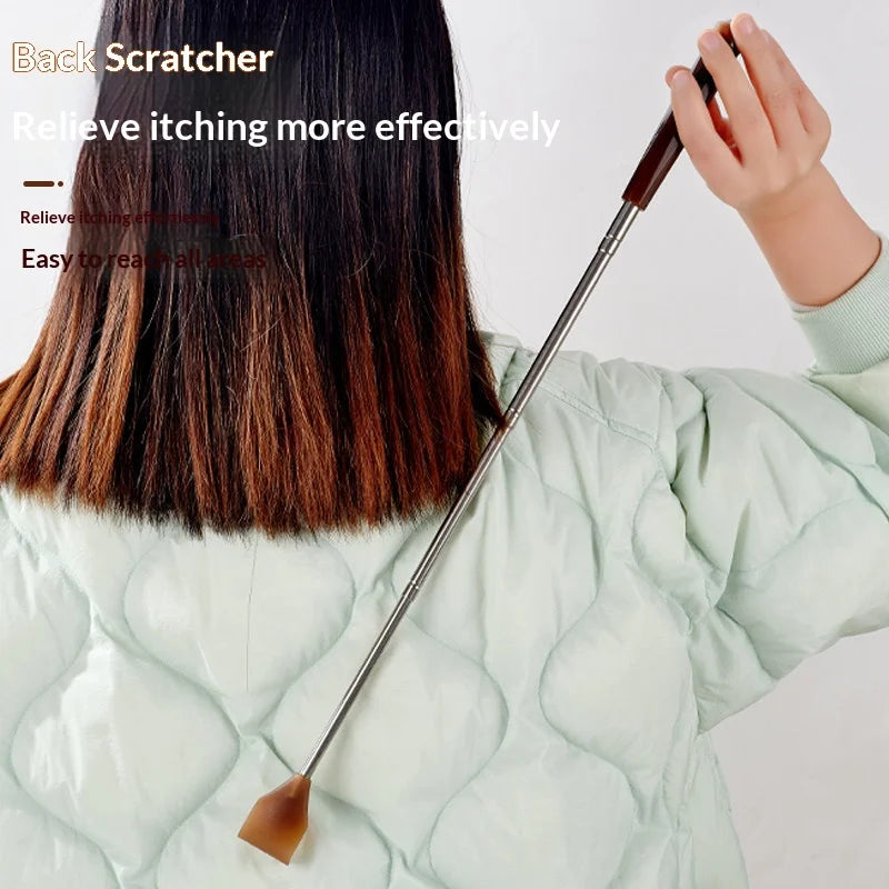 Extendable Back Scratcher Telescopic Massager with Roller Ball