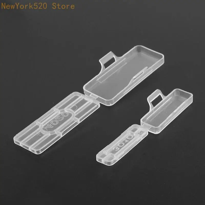50-Pack Waterproof Transparent Nylon Cable Label Cards