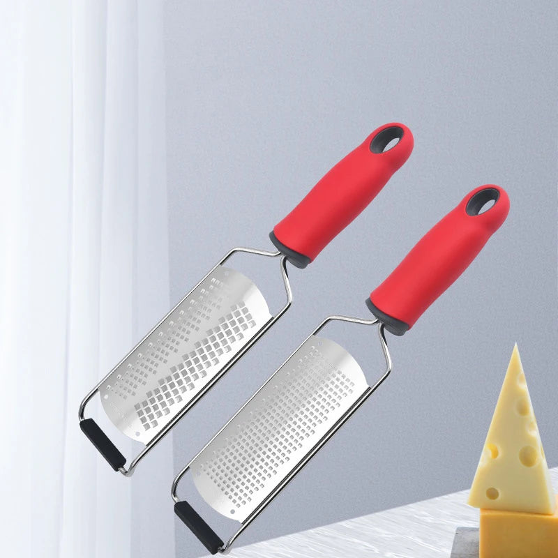 Stainless Steel Cheese Grater & Lemon Zester – Multi-Use Tool