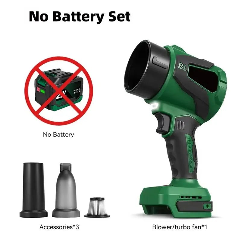 2-in-1 Brushless Electric Turbo Blower Jet Fan 3000W
