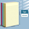 100-Sheet Colored Lined Sticky Notes Memo Pad – Office & School