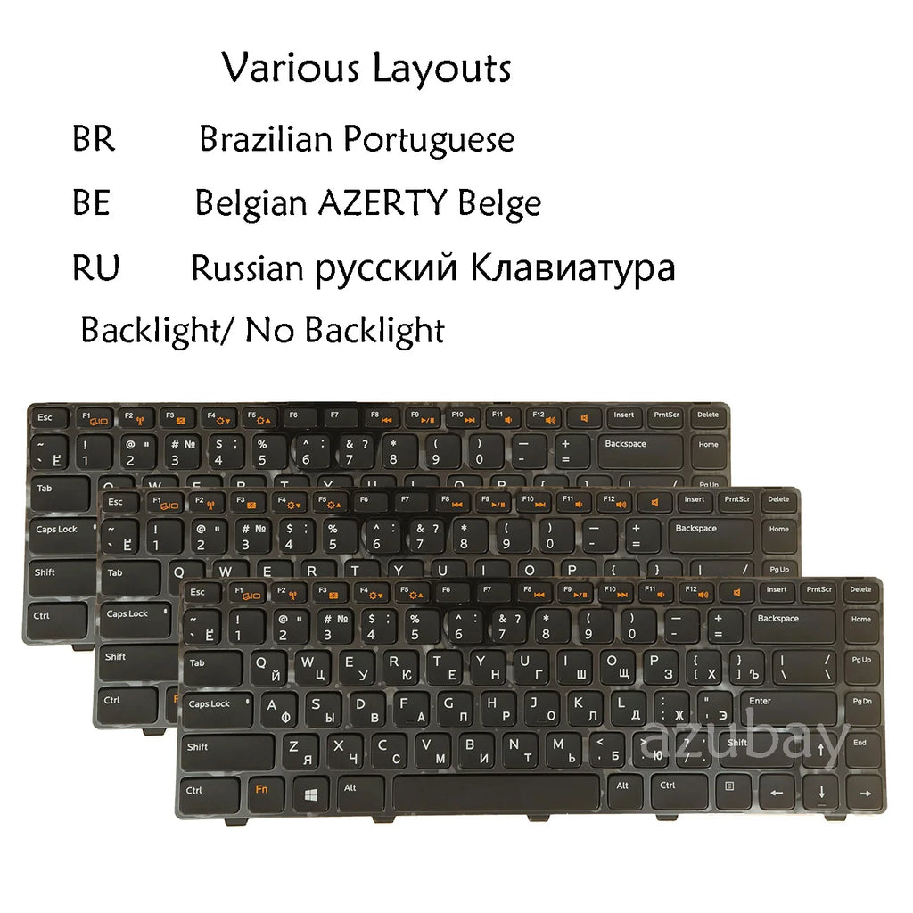 RGB Backlit Keyboard for Clevo P650 P651 P655 P670 | Multi-Language