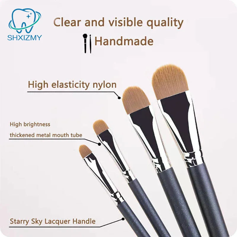 Ultra-Thin Flat Round Foundation & Concealer Makeup Brush