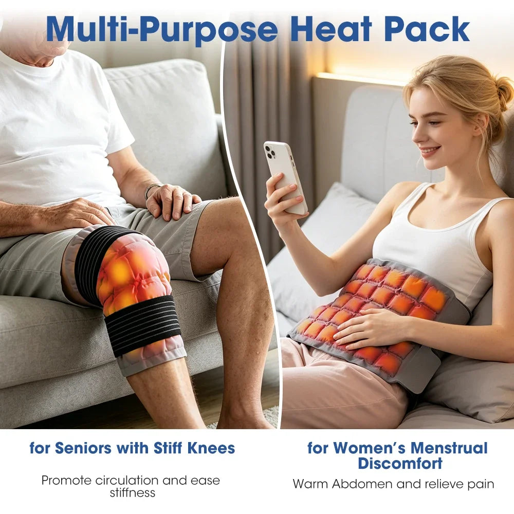 Reusable Hot Cold Compress Knee Wrap – SAP Gel Ice Pack