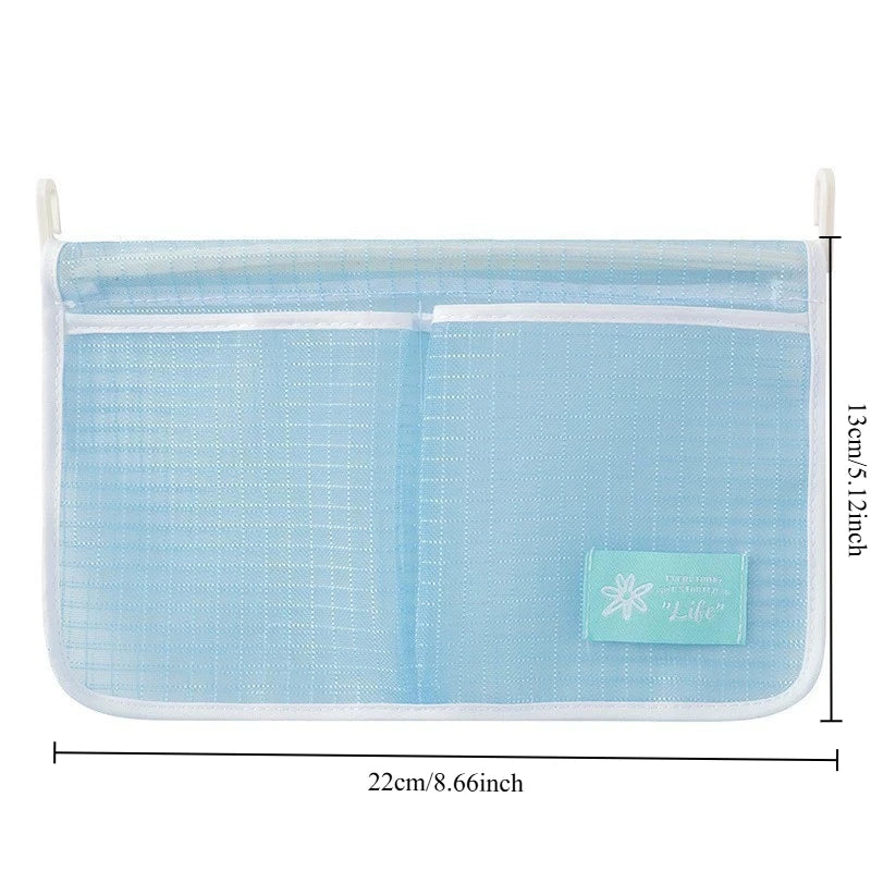 Double Compartment Fridge Hanging Mesh Organizer for Spices