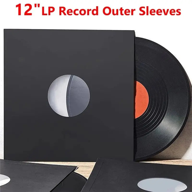 20-Pack Resealable Kraft Paper LP Vinyl Record Outer Sleeves
