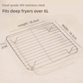 304 Stainless Steel Cooking Rack – BBQ Steamer & Cooling Grid