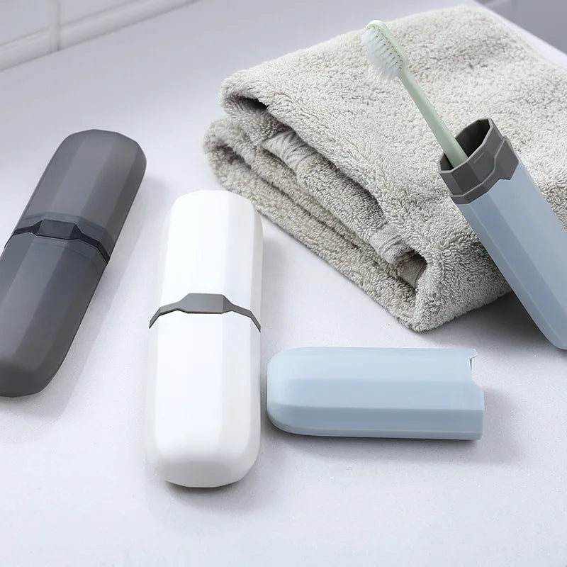 Multifunctional Travel Toothbrush Storage Box Organizer