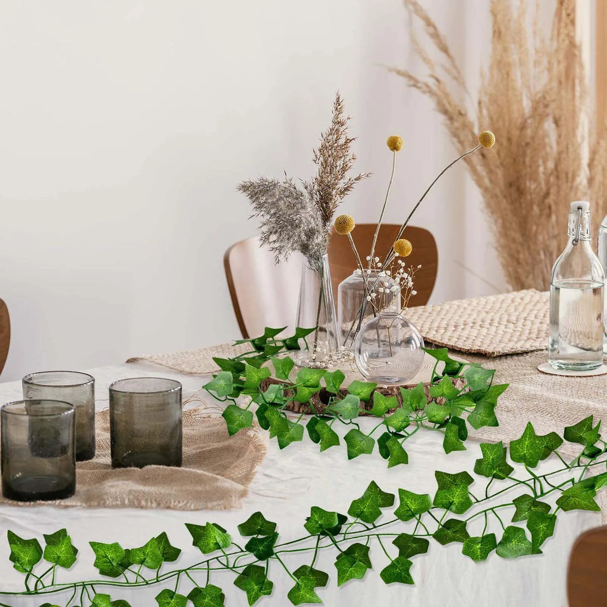 24-Strand Artificial Ivy Garland 86 FT Fake Vine Wedding Decor