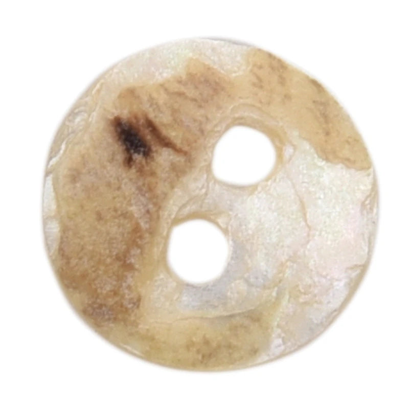 300 Pcs 8mm Acrylic Pearl Shank Buttons – Round Shell Style