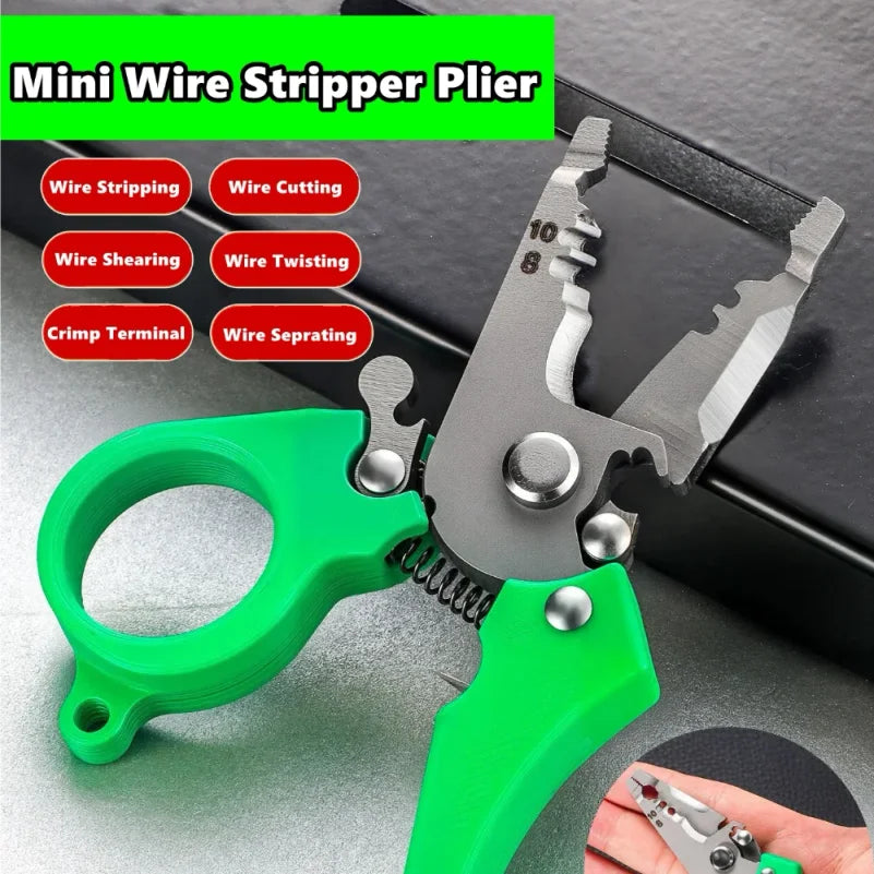 Mini Wire Stripper Crimping Tool – Multifunctional Cable Cutter
