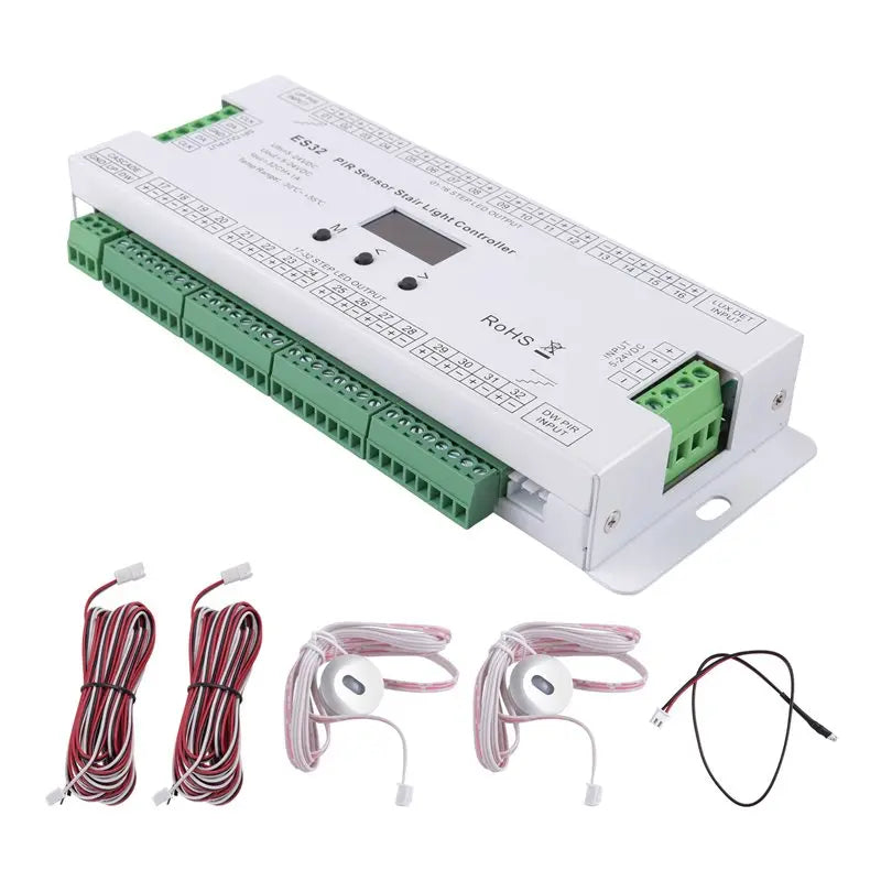 32-Channel ES32 PIR Stair Light Controller – LED Strip Switch