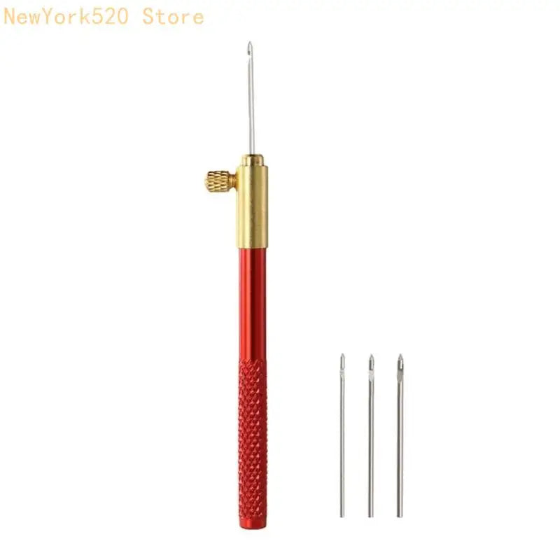 French Crochet Hook Set – 3 Interchangeable Beading Needles