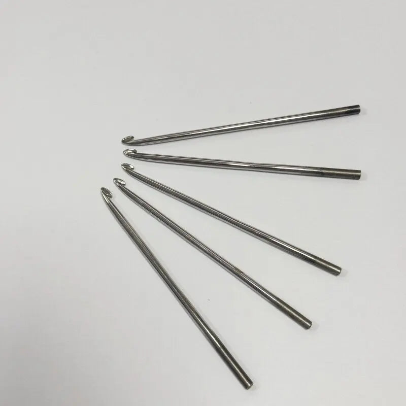 Stainless Steel Extended Crochet Hook – Afghan Knitting Needle