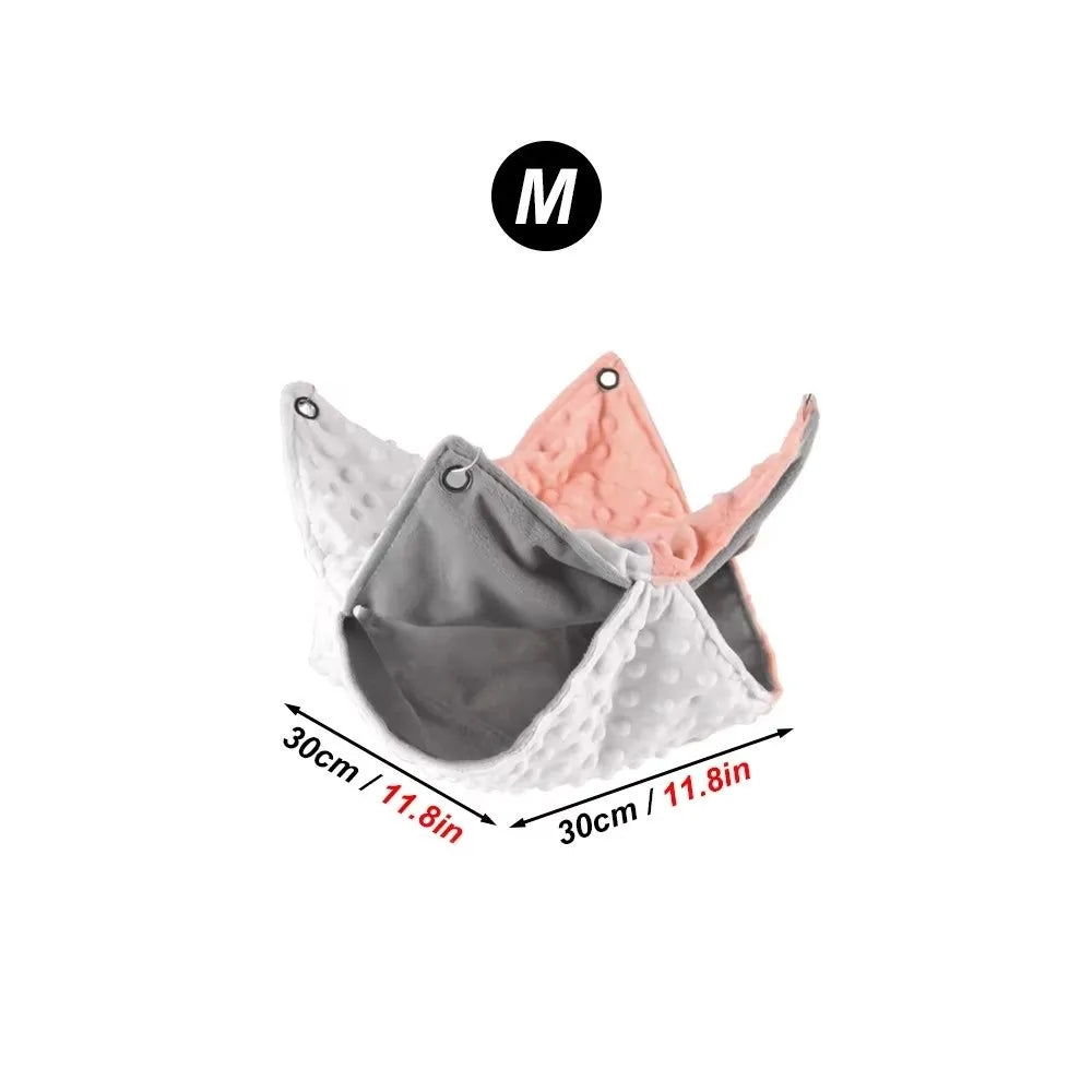 Warm Plush Pet Hanging Hammock Bed for Small Animals