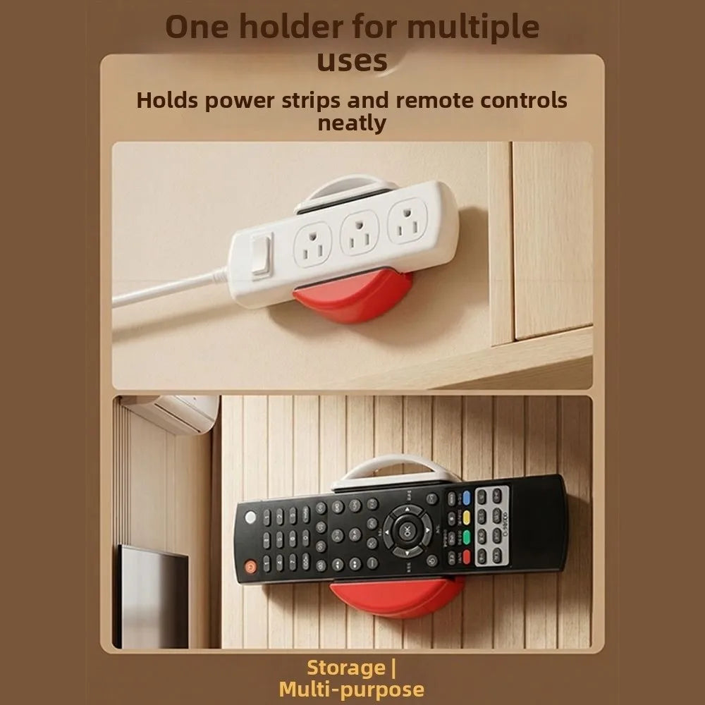 Wall Mount Power Strip Holder – No-Drill Suction Cup Organizer
