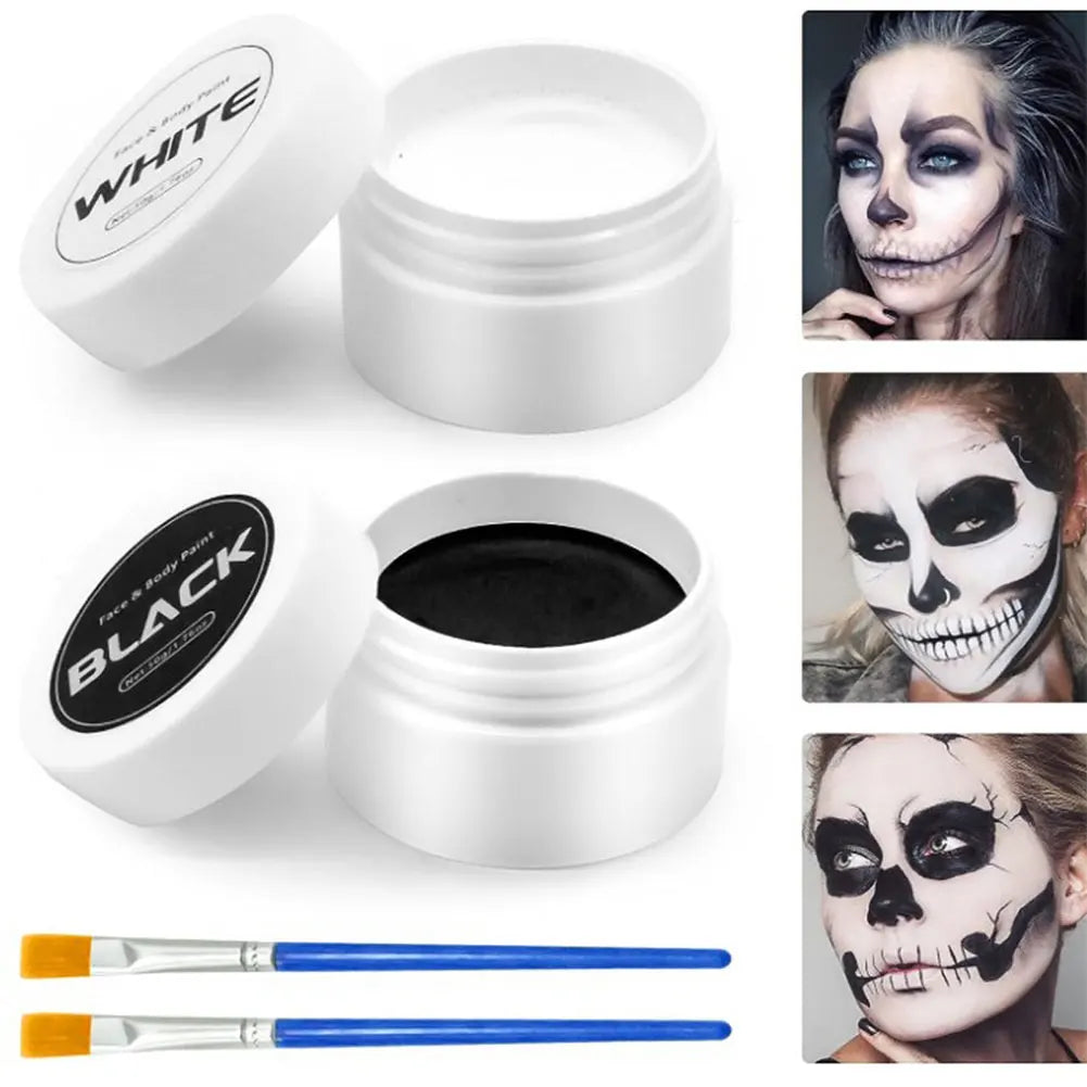 Kids Halloween Clown Face Paint Kit – Hypoallergenic Body Paint