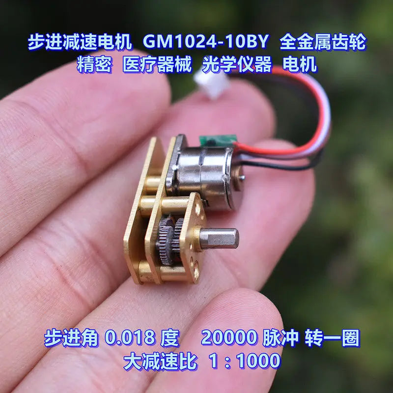 Mini 10mm 2-Phase Stepper Gear Motor | Planetary Metal Gear