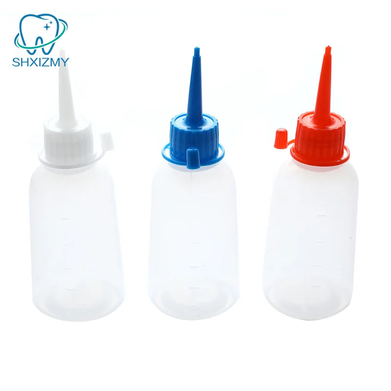 100ml Plastic Squeeze Bottle Pointed Tip Cap Liquid Dispenser