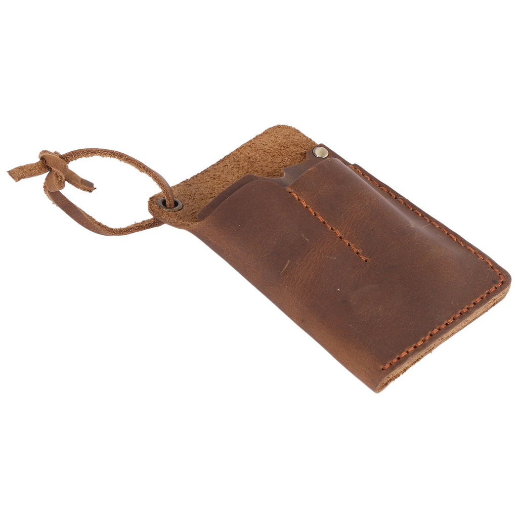 Handmade EDC Leather Sheath Organizer Slip Pouch 2-Pack