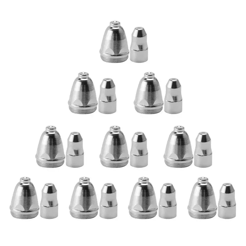P80 Plasma Torch Consumables 1.1mm Nozzle & Electrode 20pc Set