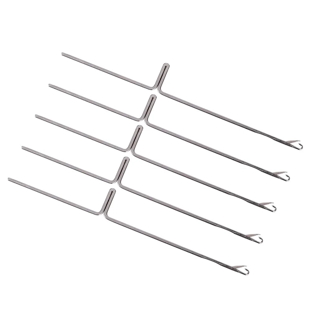 50-Pc Stainless Steel Knitting Machine Needles 5.39 In Set