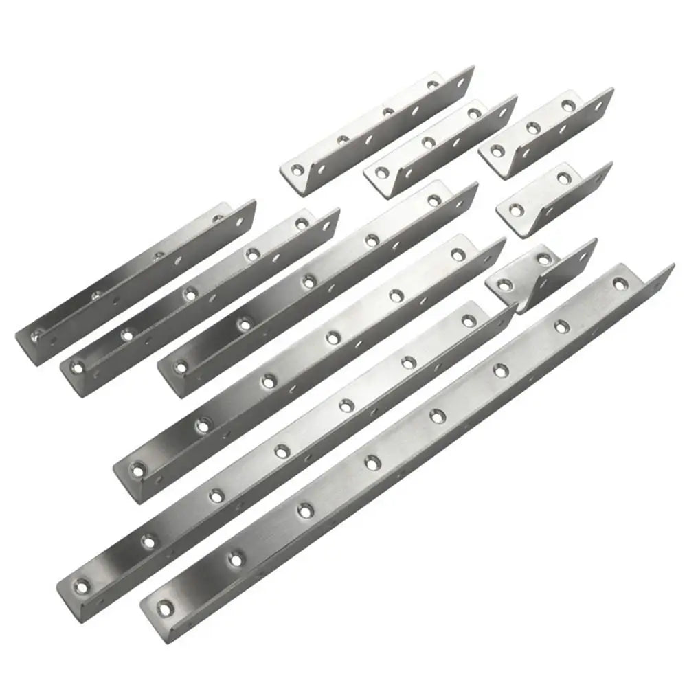 Stainless Steel 90° L-Shape Corner Brackets – Furniture Hardware