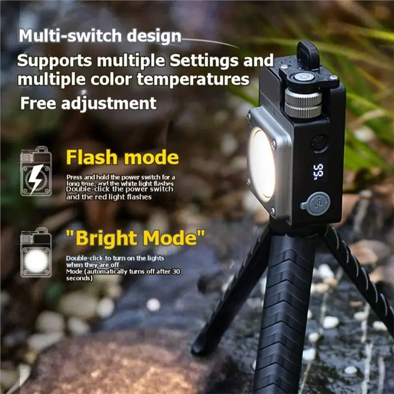 VIBE 3500LM LED Camping Lantern – USB-C Rechargeable Power Bank