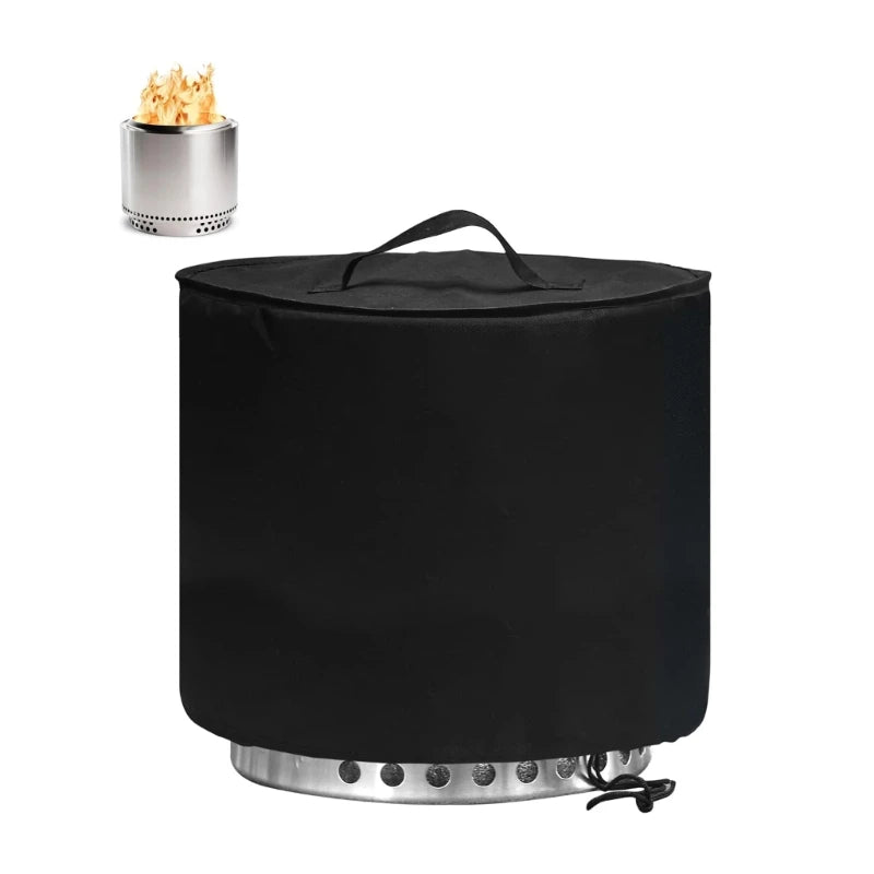 15-Inch Round Waterproof Pit Cover with Adjustable Drawstring