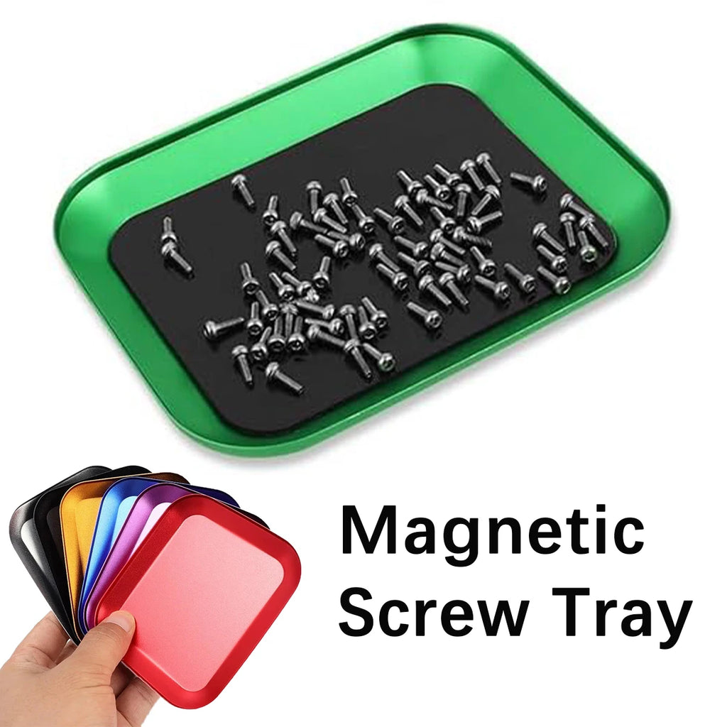 Magnetic Screw Tray Aluminum Alloy RC Model Repair Tool Board