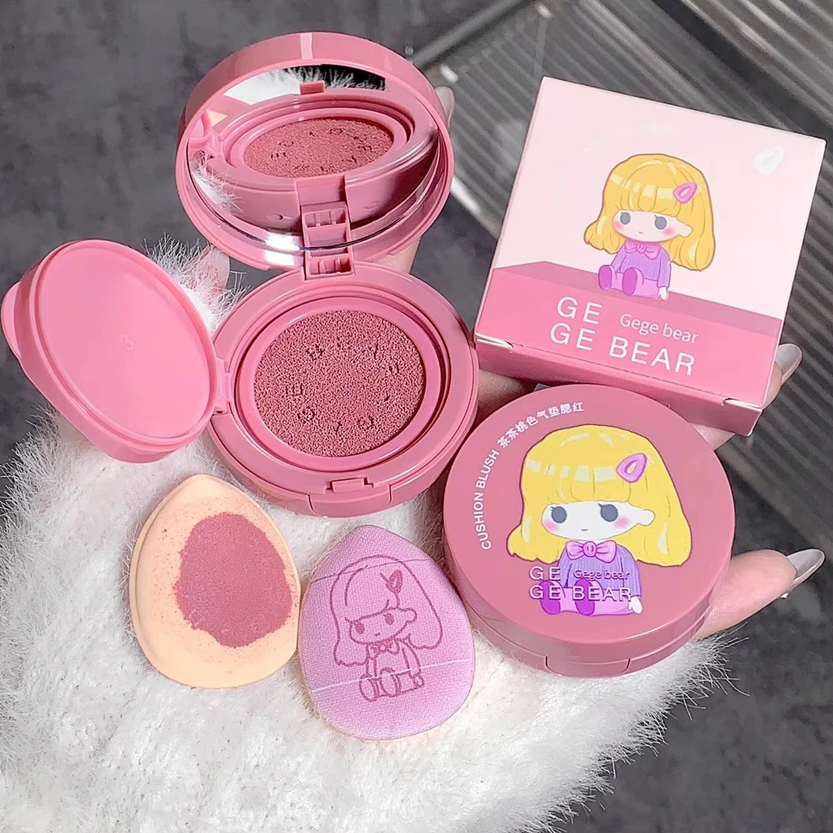 OREADEX Cushion Blush – Natural Glow, Long-Lasting Color