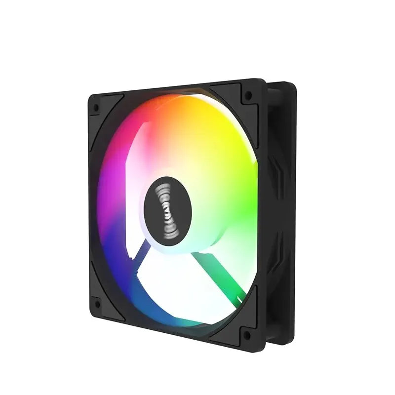 120mm RGB PC Case Fan 12V Mirror Light – Quiet 23dBA Cooling