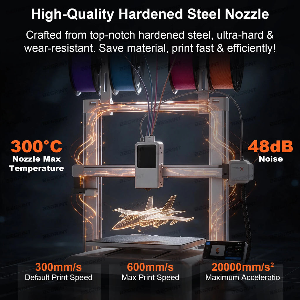 Bimetallic Hardened Steel Nozzle – Anycubic Kobra X & Kobra 4